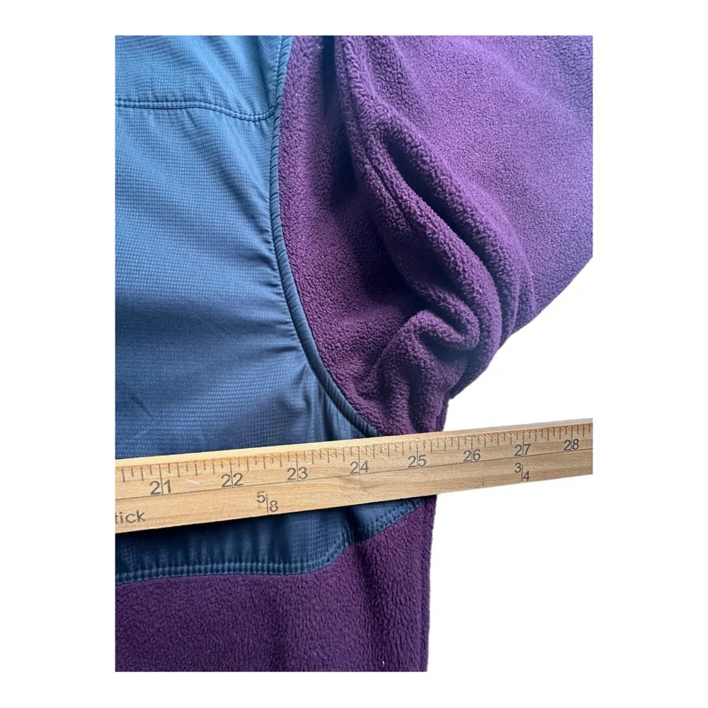 Fleece‎ Zip Up  Burgundy/Gray Jacket Size X-Large Youth